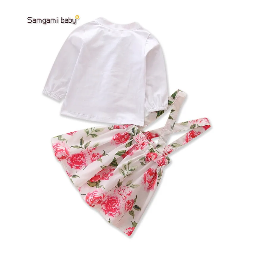 

Kids Casual Clothing Set Cotton 2Pcs Baby Toddler Girls Dress, As pic