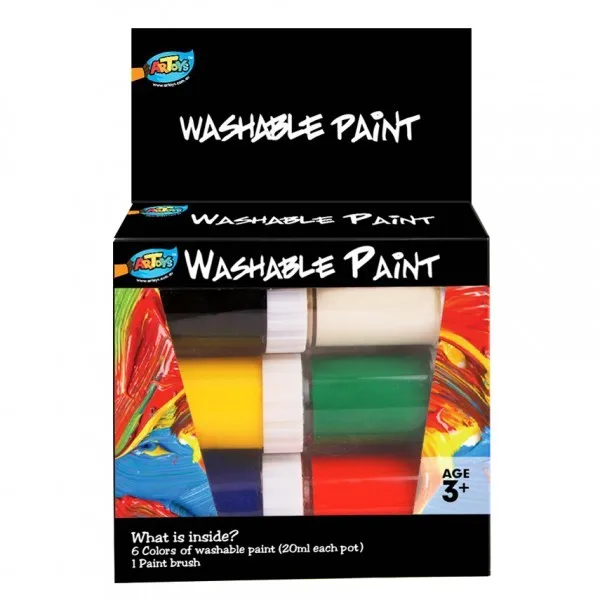 Paint 6jars Washable,Washable Paints Kits,Washable Paints For Kids