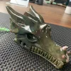 Wholesale Natural Ocean Jasper Dragon Stone Skull Dragon Head Crystal Stone For Fengshui Gift Decoration