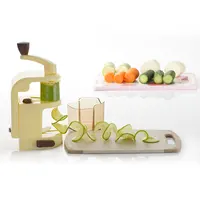 

Smile mom 5-blade Spiralizer Manual Vegetable Potato Spiral Slicer