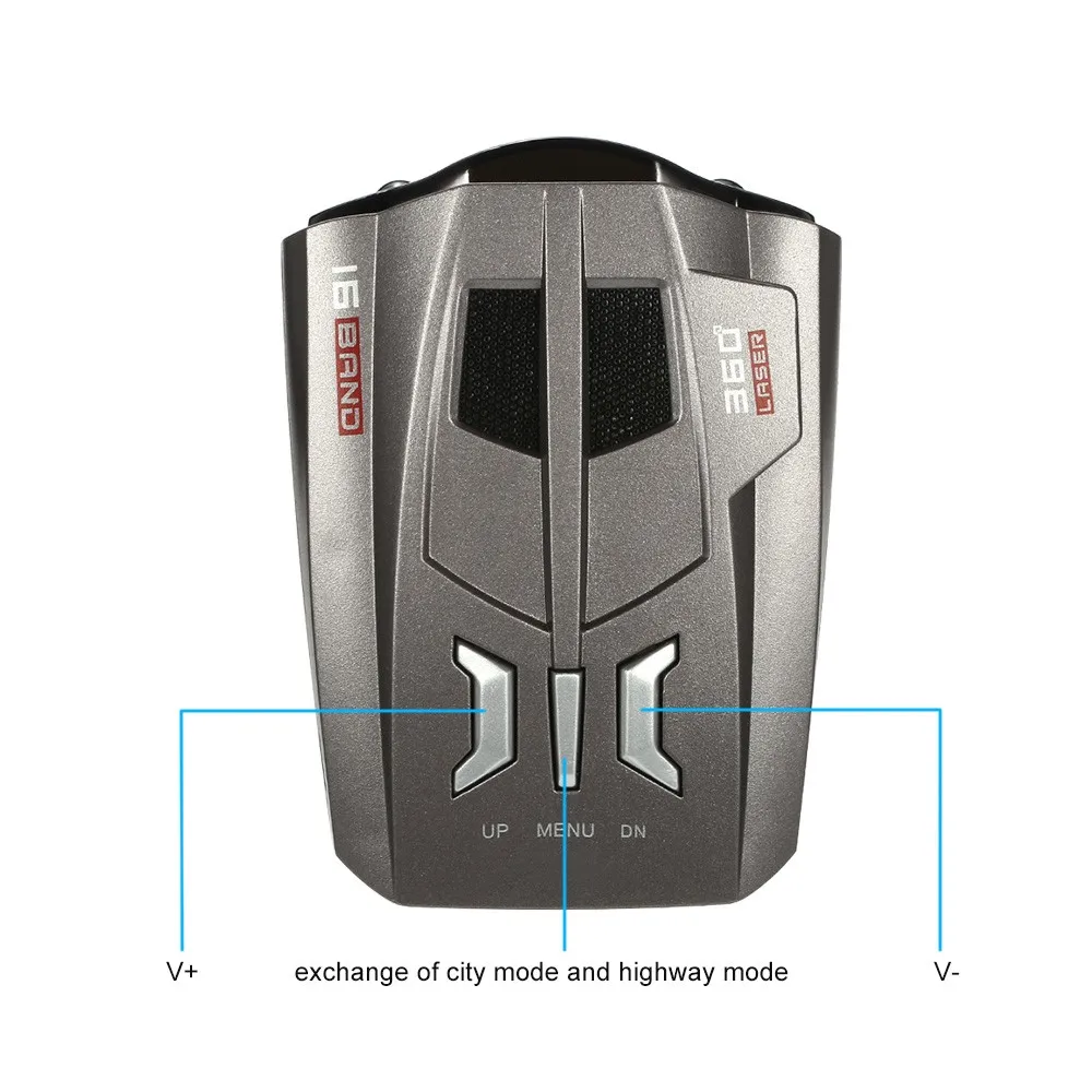 V9 Car Anti Speed Camera Signal Warning Radar Detector - Buy Radar