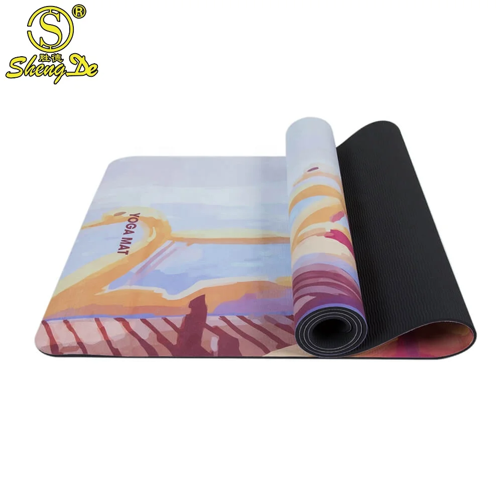 

Organic High Quality Eco Friendly Long 185*122cm Oversize Suede Yoga Mat