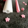 Star Tube Soap Mold Column Silicone Soap Candle Molds Heart Shape Embed Soap Making Supplies Tools