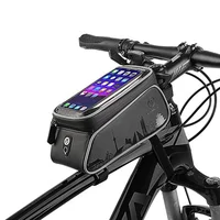 

WHEEL UP Chinese Element Bike Bicycle Phone Bag Waterproof PU Cycling Bag Travel Reflective Frame Bag