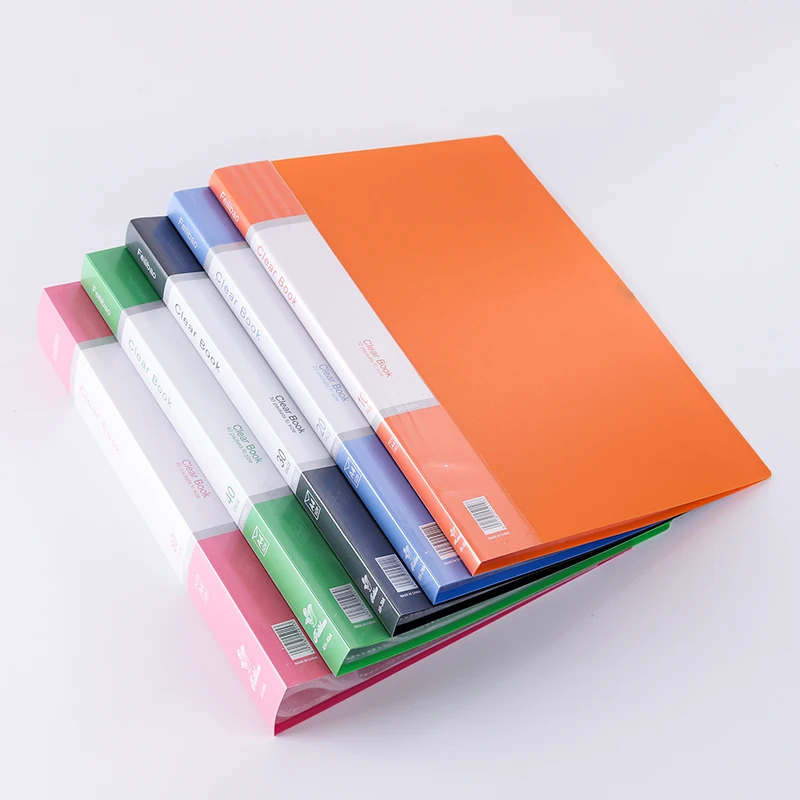 A4 10 20 40 60 80 100 Pockets Clear Book Display Book - China A4