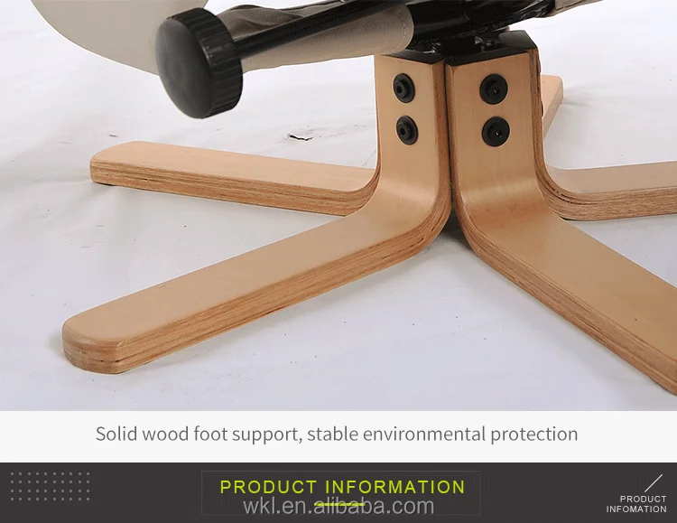 Silla Giratoria Moderna De Cuero Reclinable Otomana De Almacenamiento