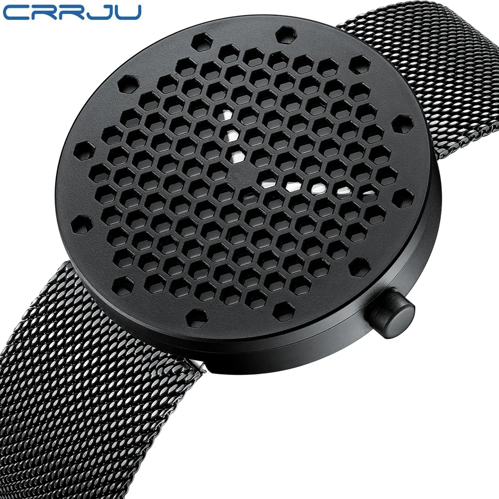 

Crrju watches men Top Brand fashion watch quartz watch male relogio masculino men Army sports Analog Casual Wristwatches