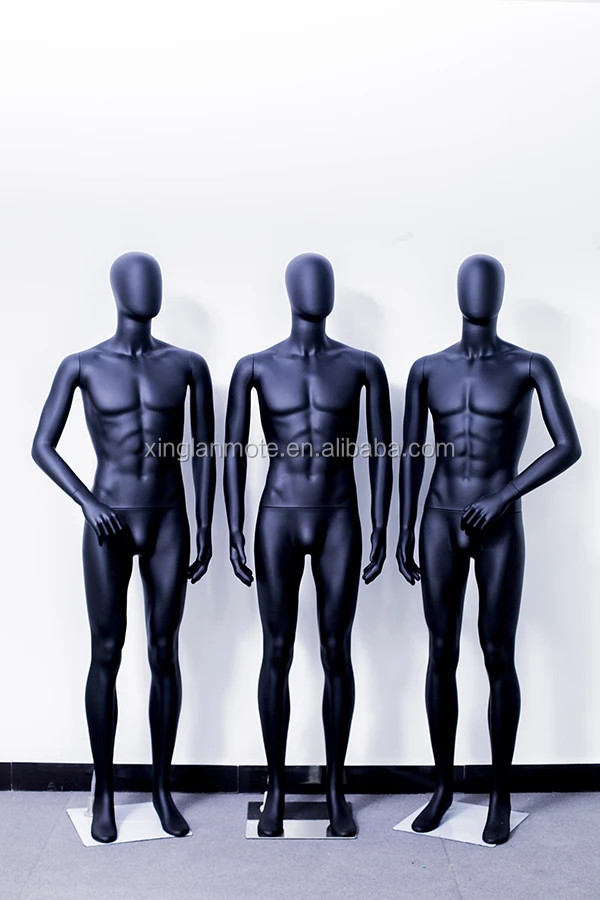 Cheap Full Body Plastic Male Mannequin With Abstract Head White Male