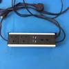 UK power multimedia Invisible installation under the table electric power socket / under desk mounted connector panels socket