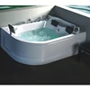 Left Drain Location and Freestanding Installation Type European glass massage bathtub