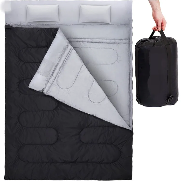 Cold Warm Weather Double Sleeping Bag For Backng Camping Or Hiking 2 Person Waterproof Lightweight Outdoor Cold Warm Weather Double Sleeping Bag For Backng Camping Or Hiking 2 Person Waterproof Lightweight Outdoor
