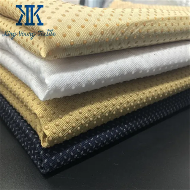 Pvc Dotted Anti Slip Fabric / Slip Proof Material / Non Slip Backing