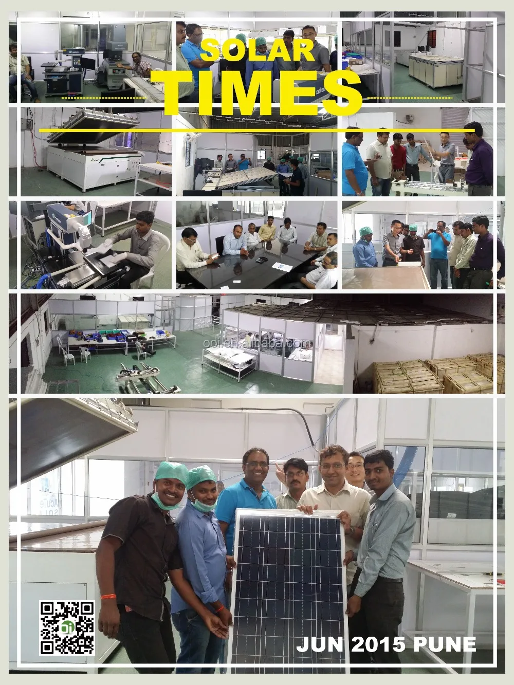 
Ooitech turnkey solar 100mw production line 