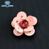 fashion rhinestone sequin bead flower applique for shoes