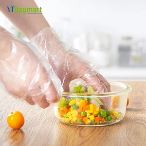 Image of YTBagmart Box-Packed Food Grade Hdpe Plastic Disposable Pe Gloves For Food Cooking Service