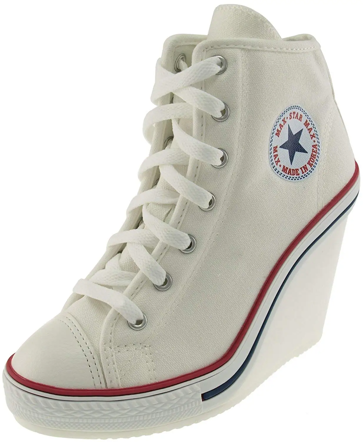 max star wedge sneakers