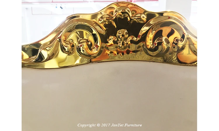 gold stainless steel chair