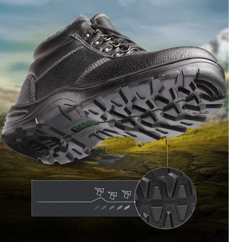 high heel steel toe safety shoes