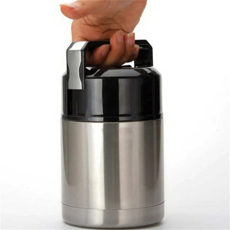 

factory direct sale soup container stainless steel vacuum insulation food flask, Blue, golden, pink, silver