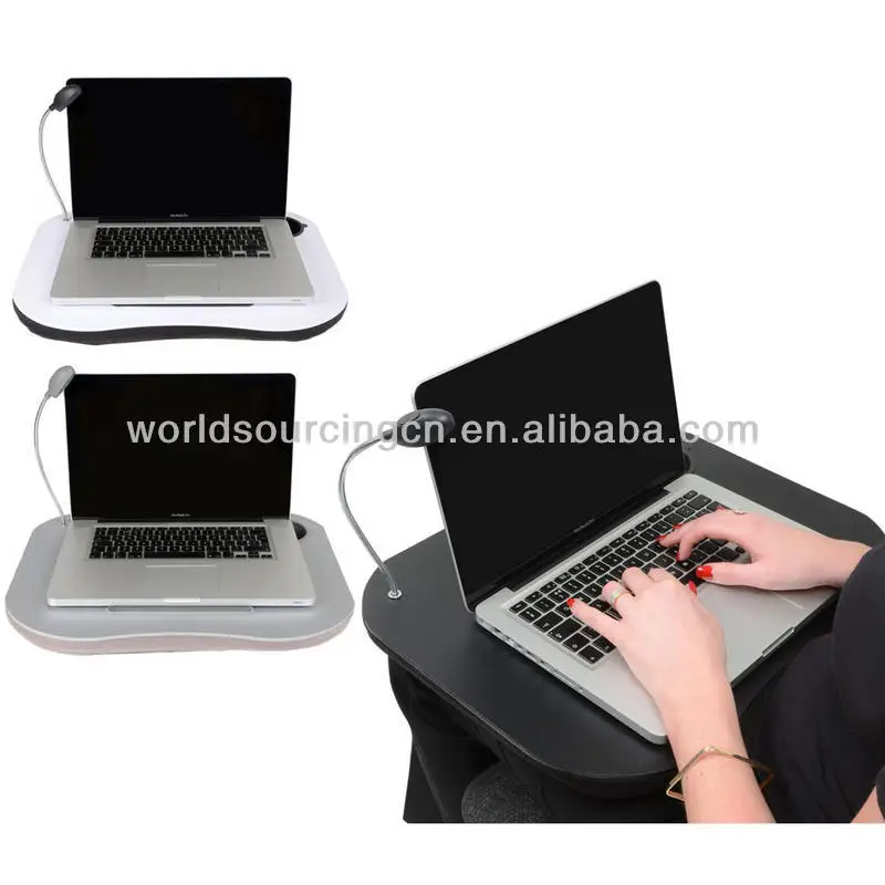 Supersoft Cushioned Portable Laptop Computer Lap Desk Tray With