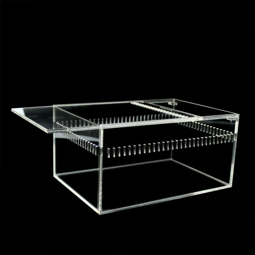 Acrylic Terrarium Pet Display Cases Screen Cage For Reptile Turtle