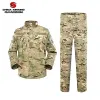 Camo rip stop polyester/cotton army acu military uniform army uniform