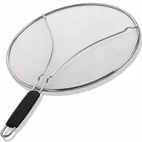 

Amazon Hot Selling 13'' Stainless Steel Oil Splatter Screen for Frying Pan / Splatter Guard for Cooking