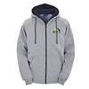 Hot Sale Thick Cotton Fleece Drawstring Zipper Hoodie With Thick Strings