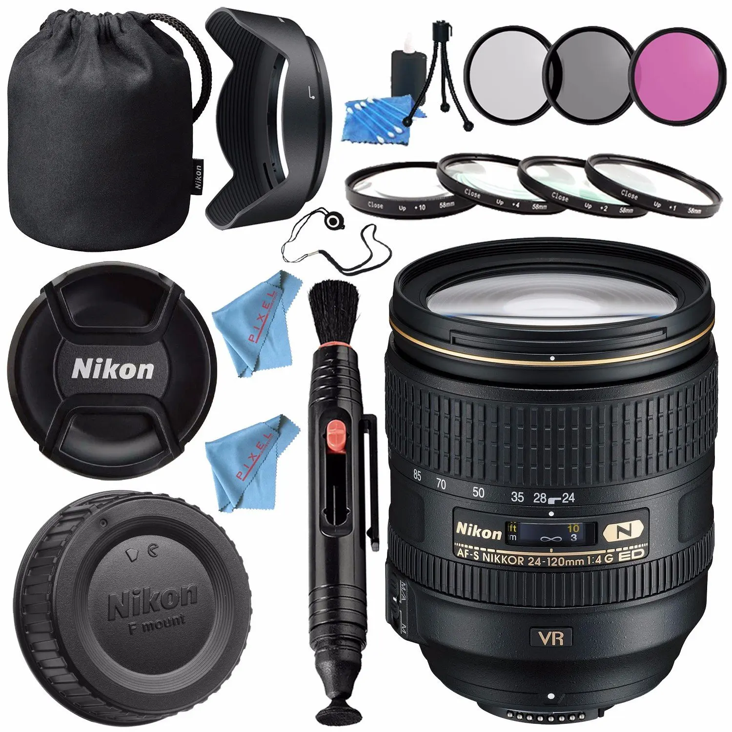 Buy Nikon Af S Nikkor 24 1mm F 4g Ed Vr Lens 2193 77mm 3 Piece Filter Kit Lens Pen Cleaner Fibercloth Lens Capkeeper Lens Cleaning Kit Bundle In Cheap Price On Alibaba Com