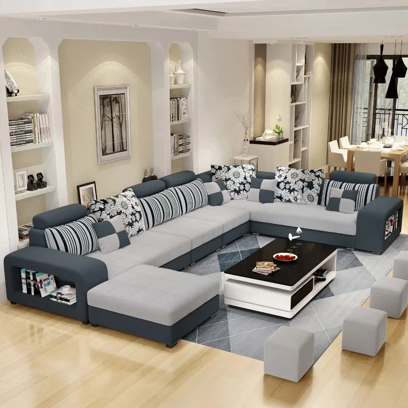 Modern Fabric Sofa For Big House Living Room - Buy Sofa Set Designs