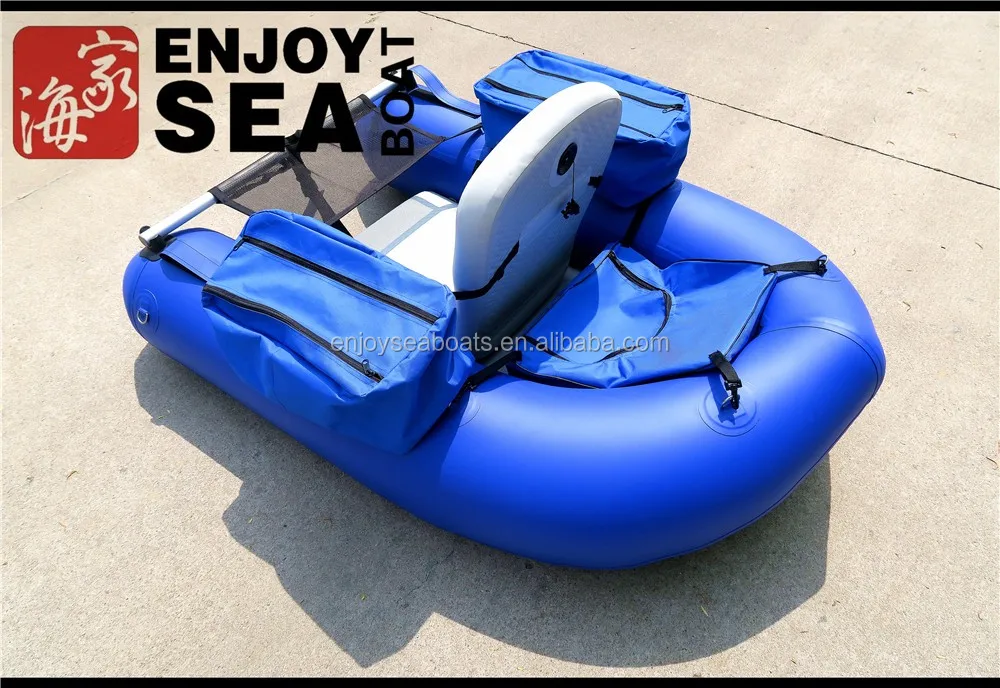 Fishing Float Tube Fly Boat Pontoon Inflatable Belly River Camping Fish