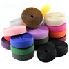 Nylon hook and fastening loop velvet fabric roll/ Magic Nylon Adhesive Hooks Loops Fastener back to back