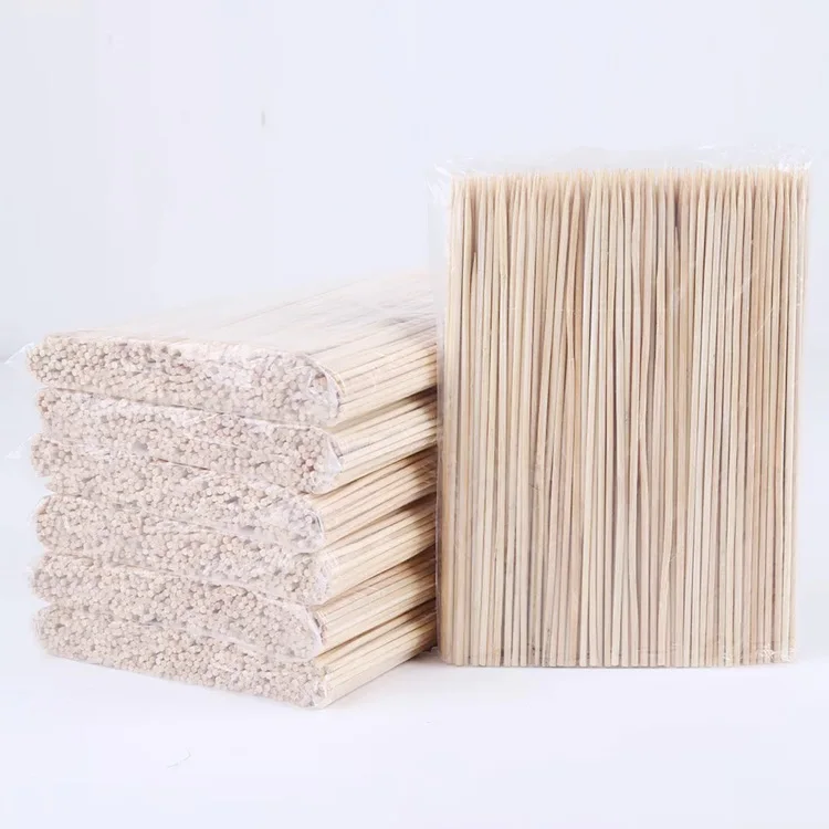 

Eco-friendly Different Sizes 1.3mm 2mm 5mm Bamboo Stick For Barbecue, Natural