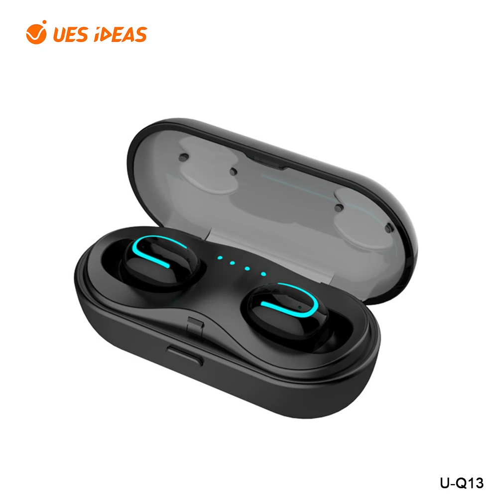 

New Products 2019 Innovative Product Sport Wireless Stereo TWS Earphone Headphones with Mic, Black;white;red