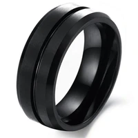 

Wholesale Europe America New BlackMen Stainless Steel Jewelry Ring