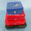 6inch 8inch 10inch 12inch metal stainless steel cash box Key Lock Cash Box with Coin Tray
