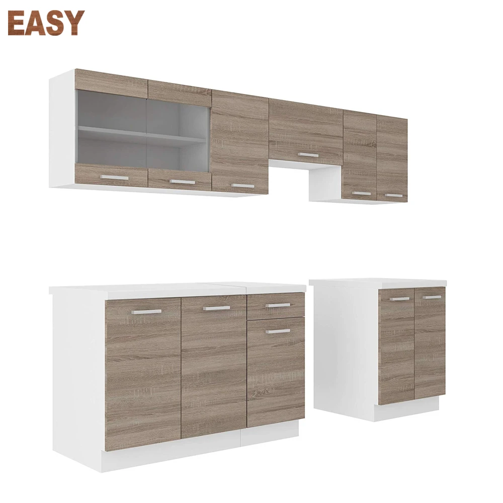 
Oak Sonoma Truffle Wooden Kitchen Cabinet furniture 