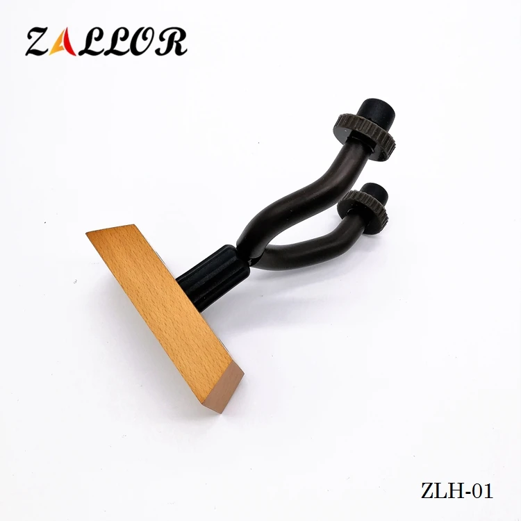 

ZALLOR Amazon Best seller wood base guitar hanger Wall Mount guitar Hook Model ZLH-01, As picture shows