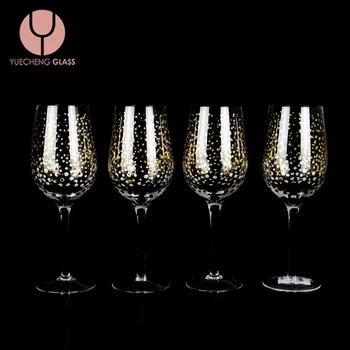 crystal goblet wine glasses