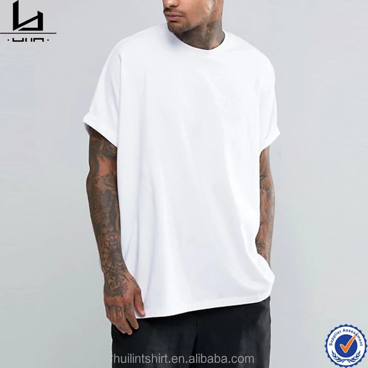 

cheap china wholesale clothing men oversized roll sleeve bulk plain white t shirts, As picture or can send out swatchbooks for options