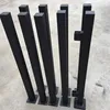 Durable stainless steel matt black glass railing system post