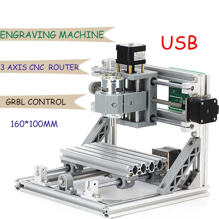 1610 Electric Desktop Cnc Easy Marker Engraving Cutting Engraver