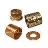 PTFE Bearing POM Bushing Bimetal Thrust Washer Bronze Copper Brass Steel Washers Oiless Dry Slide Bushing DU/DX Washer Bush
