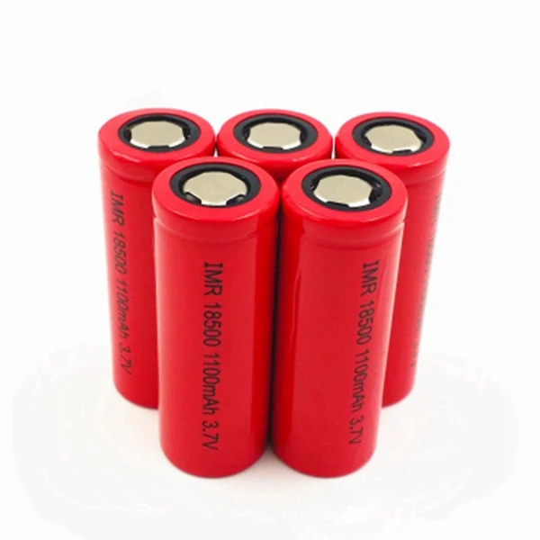 3.7v Imr Li Ion Rechargeable Battery 18500 1100mah Akku - Buy Imr Li ...