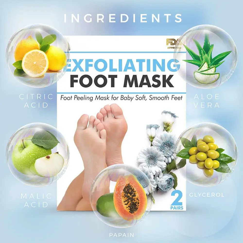 in korean antioxidant rich formula exfoliating foot peel mask