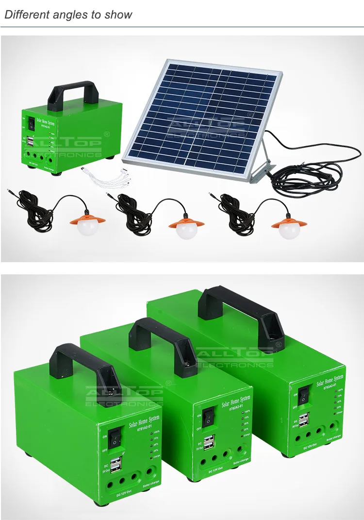 New product solar energy powered 20w 30w 50w solar system