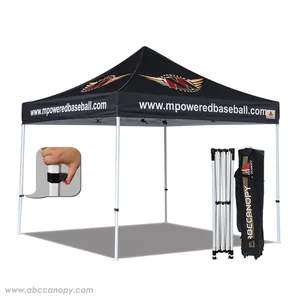 Image of Wholesale Custom Print Gazebo 10x10 Beach Canopy Black