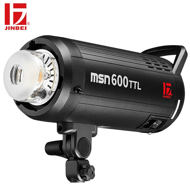 

JINBEI MSN 600TTL 600W Photographic Strobe Lights 95-265V 1/8000s High-speed Sync for Commercial Studio/Portrait/Ad/ Photography