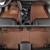 Interior Car Accessories 5D Special Car Floor Mats Luxury Diamond Design Pvc Leather Mat For Toyota Car Mats