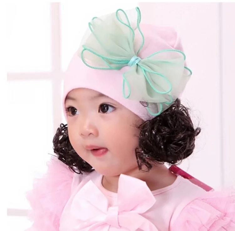 baby wig hat